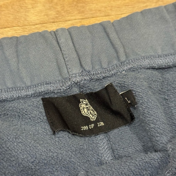 Darc Sport Wolves Cerberus Biglow Cargo Sweatpants Dust Blue Grey Size Large - Picture 2 of 4